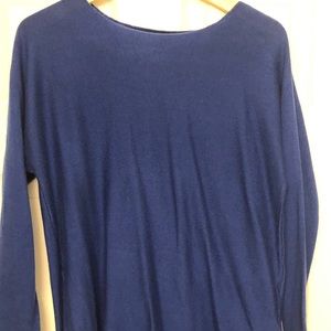 Blue cashmere sweater